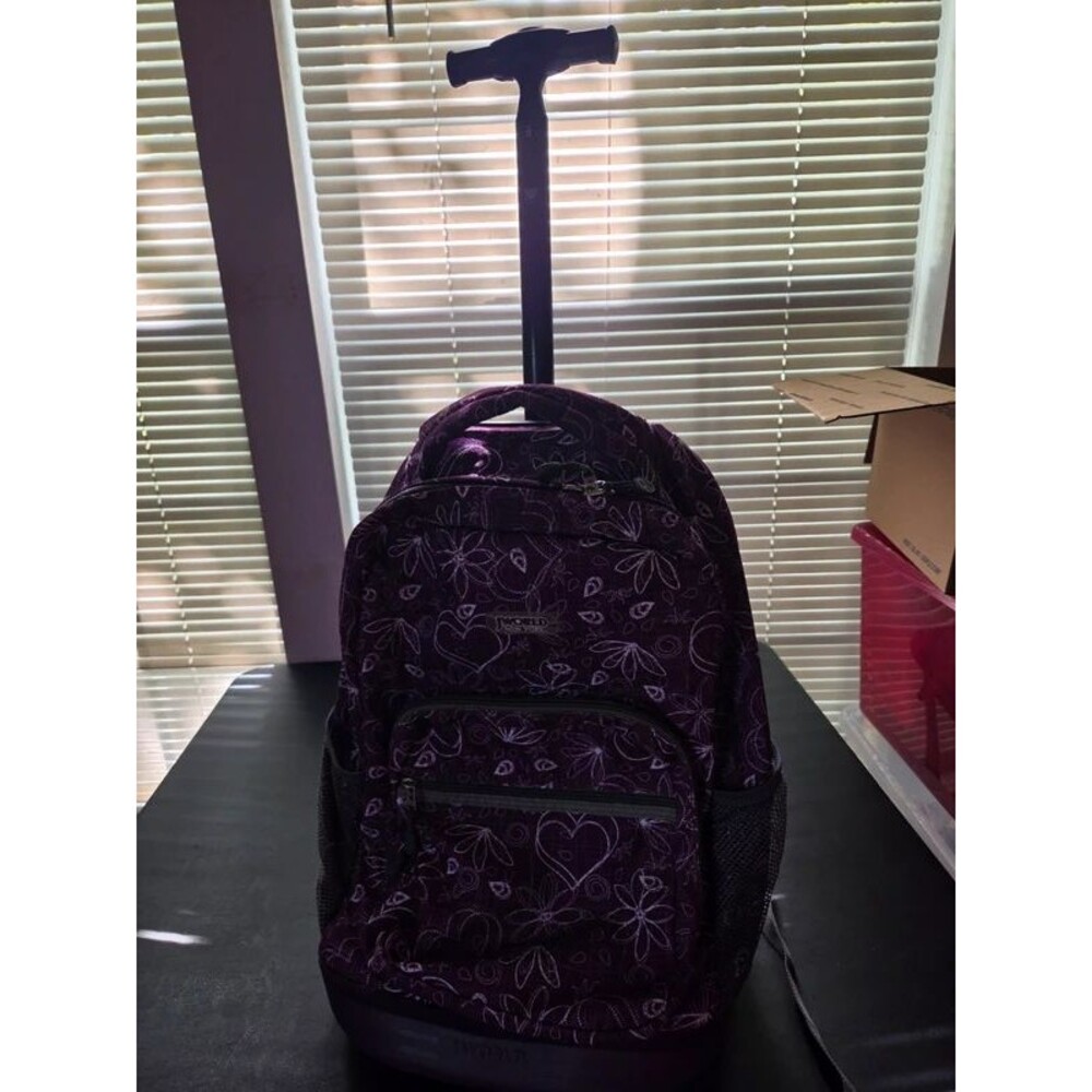 Jworld rolling bookbag